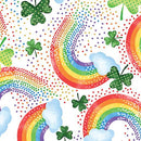 Shamrocks & Shenanigans Lucky Rainbows - White