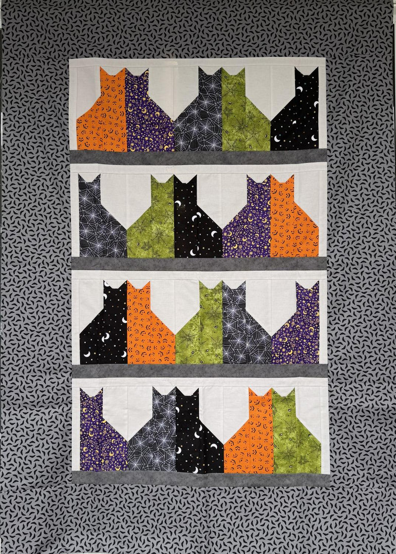 Shelf Cats Quilt Kit  Villa Rosa Cat City Pattern