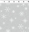 Snow Drift Snowflakes - Light Gray