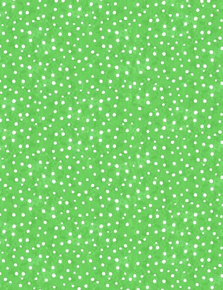 Snow Fun - Holiday Dots Green