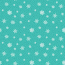 Snow Joy Playful Flakes - Turquoise