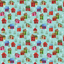 Snow Joy Snow Village - Light Turquoise