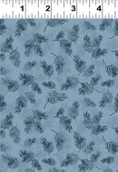 Snow Mountain Branches - Denim