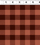 Snow Mountain Plaid - Dark Rust