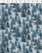 Snow Mountain Trees - Denim