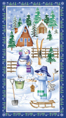 Snowflake Wishes 24" Panel - Multi