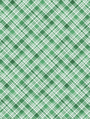 Snowflake Wishes Plaid Wishes - Green