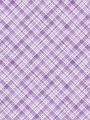 Snowflake Wishes Plaid Wishes - Violet