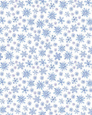 Snowflake Wishes Wintery Snowflakes - White