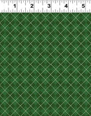 Snowman Christmas Argyle - Green