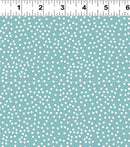 Snowman Christmas Dots - Teal