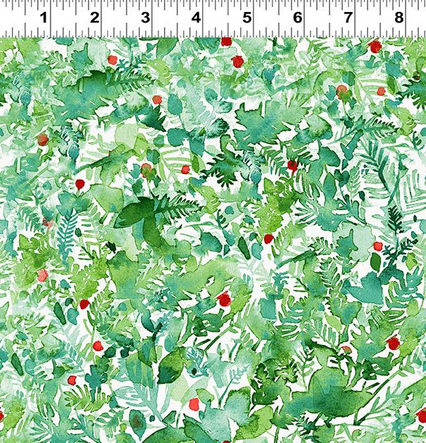 Snowman Christmas Foliage - Mint