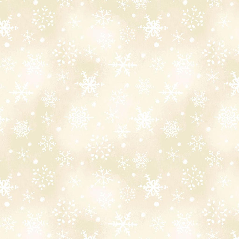 Snowman Christmas Snowflakes - Dark Butter