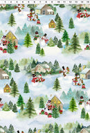 Snowman Christmas Toile - Multi