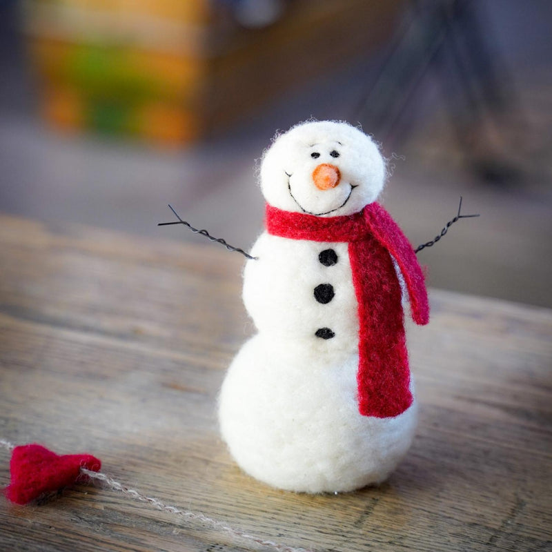 Snowman Needle Felting Kit