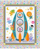 Space Buddies 36" Panel - Multi
