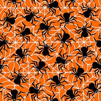 Spooky Friends Tossed Spider - Orange