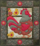 Spotty Rooster Quilt Wall Hanging Kit 13" x 15: