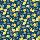 Squeeze the Day Lemon Branches - Navy