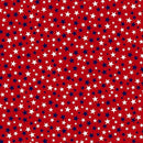 Star Spangled Beach Small Stars - Red