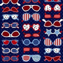 Star Spangled Beach Sunglasses - Navy