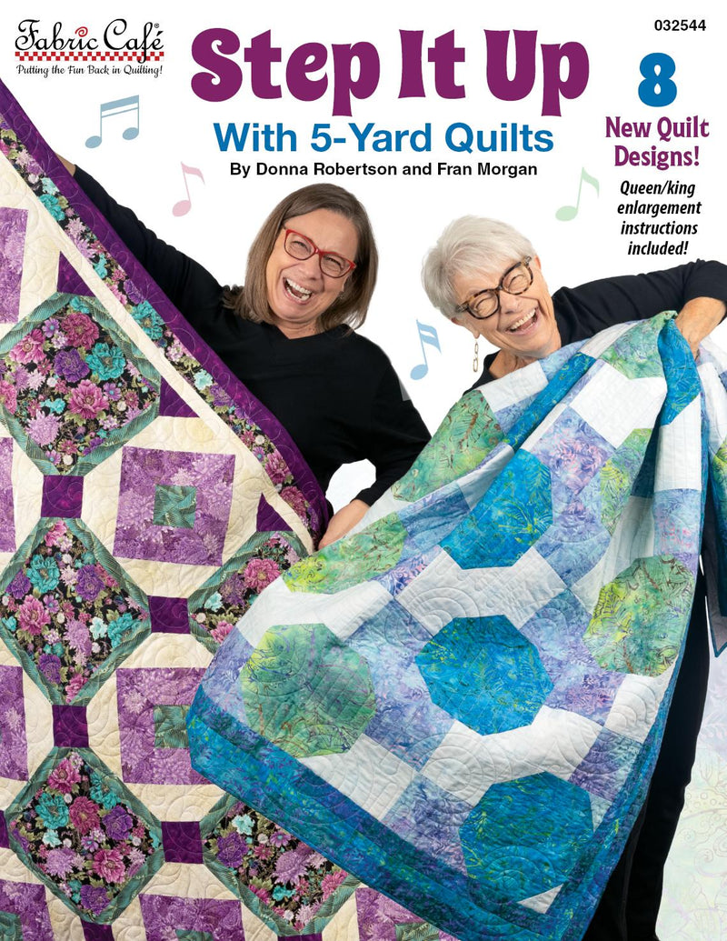 Step It Up With 5-Yard Quilts Book- Fabric Cafe