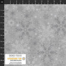 Stof We Love Christmas Big Snow Crystal - Grey/Silver