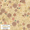 Stof We Love Christmas Snow Crystal - Beige/Gold