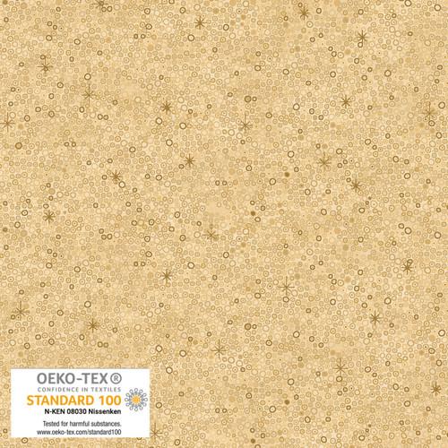 Stof We Love Christmas Sprinkle - Beige/Gold