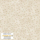 Stof We Love Christmas Stars & Dots - Cream/Gold