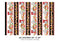 Sugar & Spice Border Stripe - Multi 1.5 yard Cut