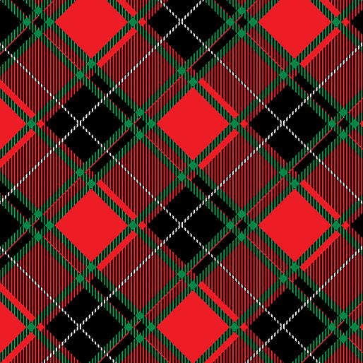 Sugar & Spice Holiday Plaid - Red