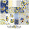 Sunflower Bouquets 5" Squares - 42 pcs