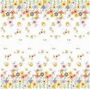 Sweet Bees Double Border - White