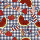 Sweet Land of Liberty Picnic Plaid - Navy