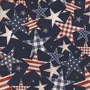 Sweet Land of Liberty Stars & Stripes - Navy