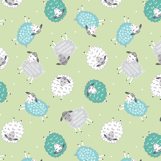 Sweet Little Lamb Dreamy Little Lamb - Green