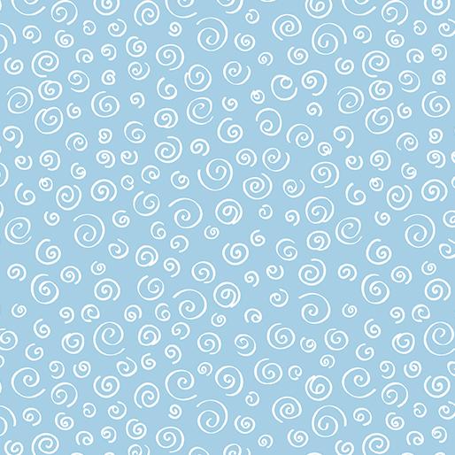 Sweet Little Lamb Dreamy Swirls - Blue