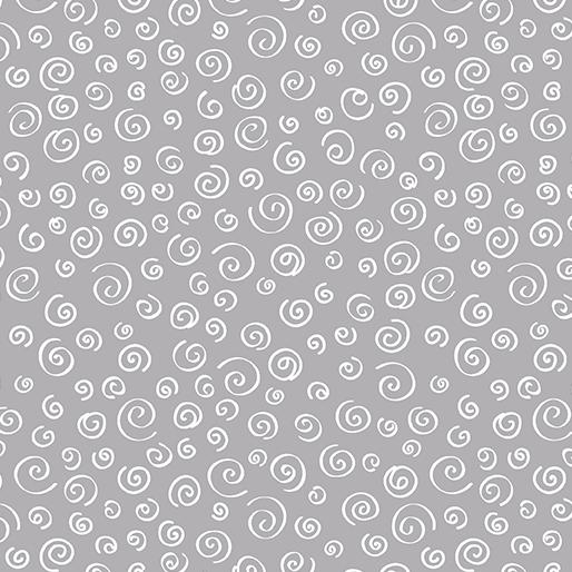 Sweet Little Lamb Dreamy Swirls - Gray