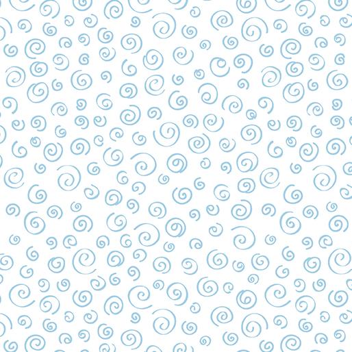 Sweet Little Lamb Dreamy Swirls - White