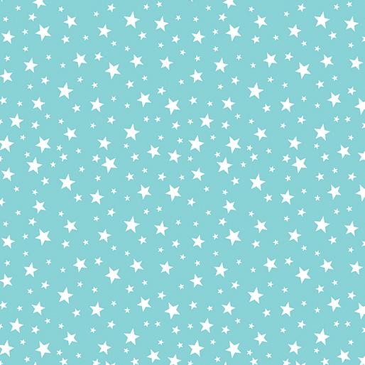 Sweet Little Lamb Little Stars - Aqua