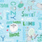 Sweet Little Lamb Sweet & Cozy Words - Sky Blue