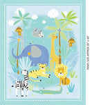 Sweet Safari 35" Panel - Multi