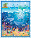 Swim With Me 36" Panel - Multi