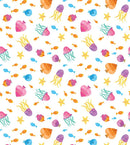 Swim With Me Tropical Fish - White