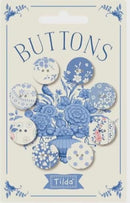 TILDA Something Blue Buttons Light - 8 pcs