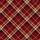 Tartan Plaid 108" - Burgundy