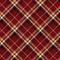Tartan Plaid 108" - Burgundy