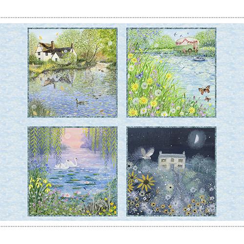 The Secret Garden 36" Block Panel - Multi