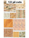 Tim Holtz Palette Orange 1/2 yard cut bundle - 10 pcs